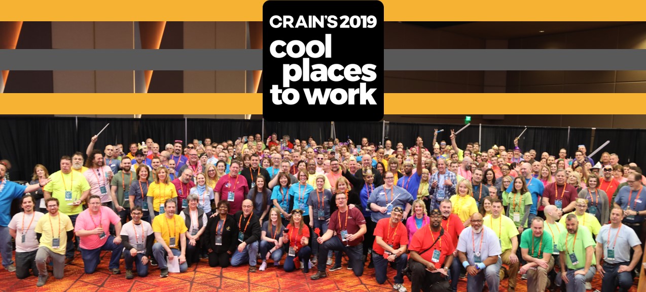 Crain’s Detroit Business Names Dewpoint a 2019 Cool Places to Work