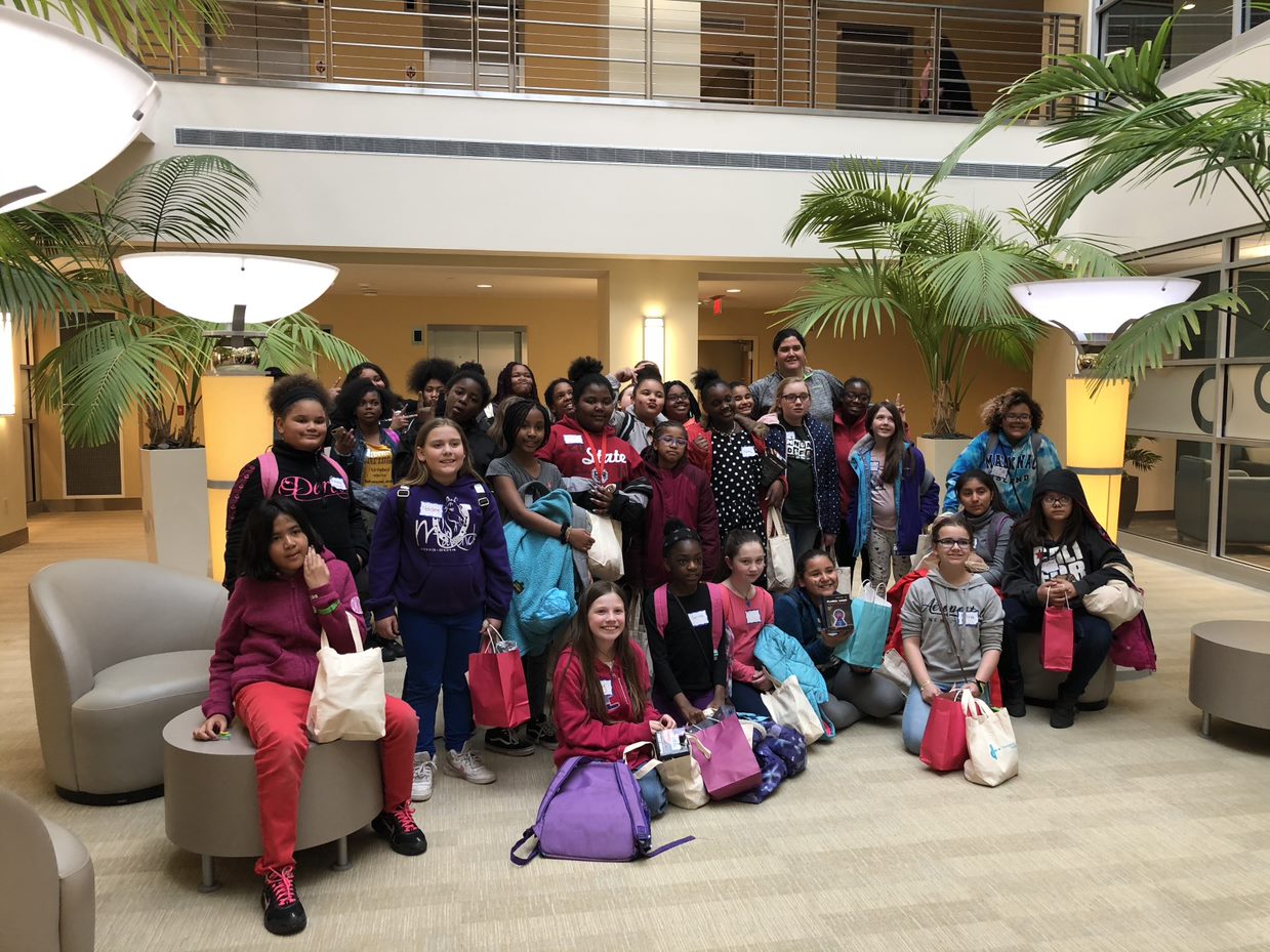 Dewpoint Sponsors 2020 Girls Field Trip