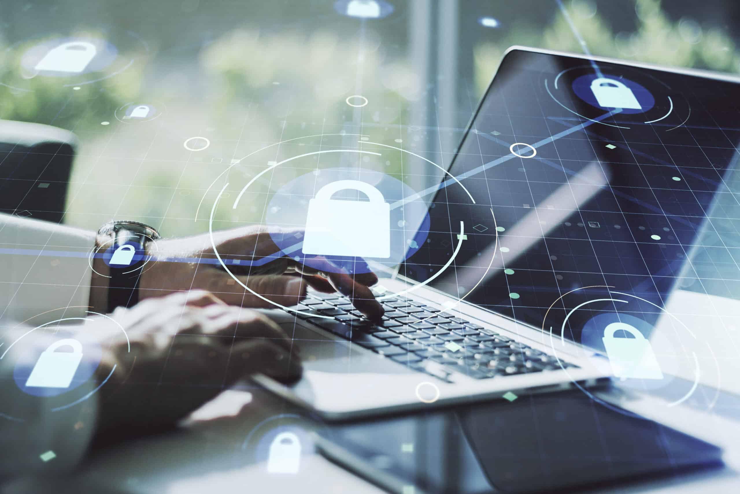 AI cybersecurity platform identifying threats and vulnerabilities across business systems